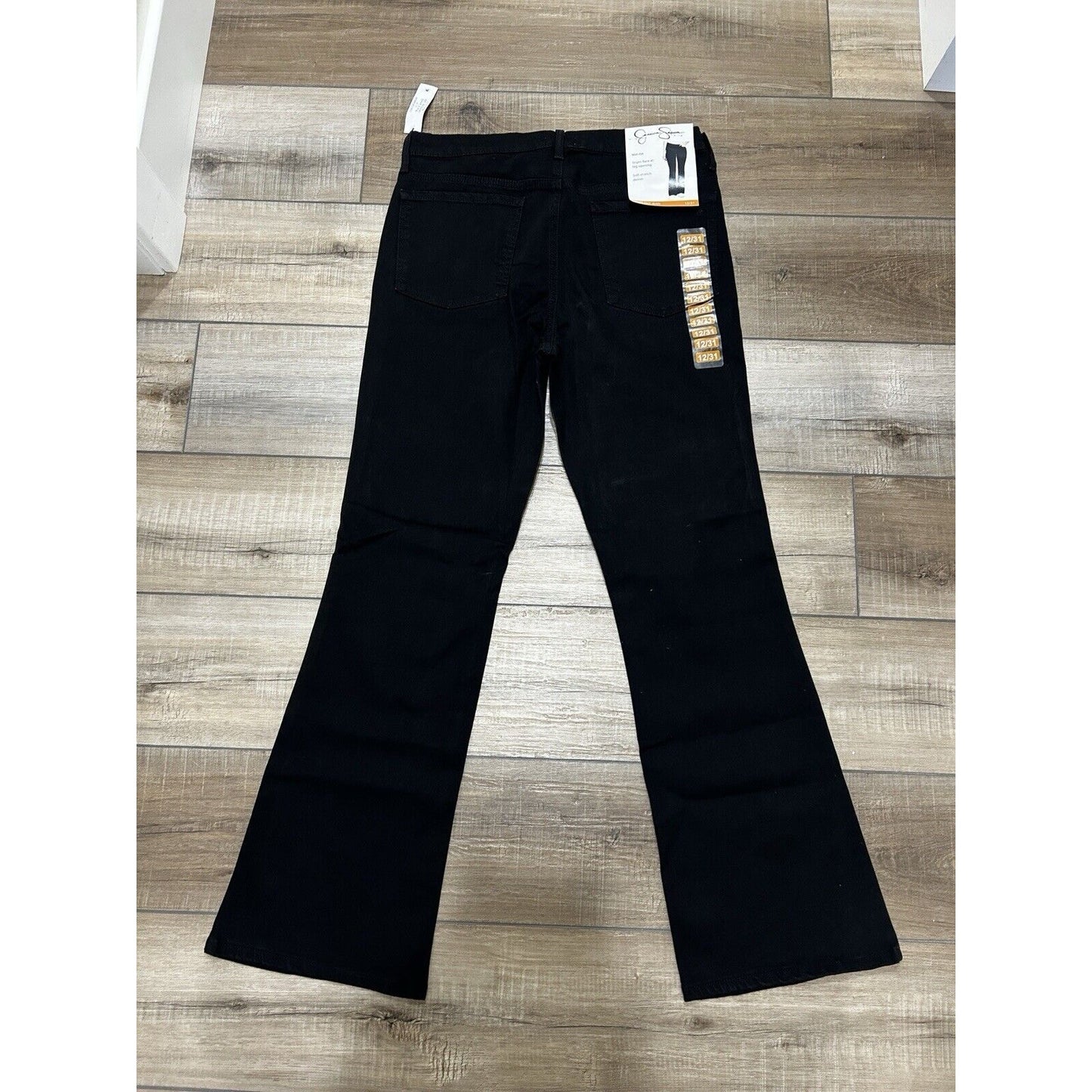 Jessica Simpson Ladies Bootcut Jean Women’s Size 12 / 31 Black NEW Stretch