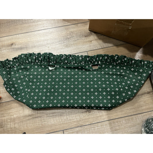 Longaberger Yuletide Treasures Basket Liner HERITAGE GREEN Hostess Christmas