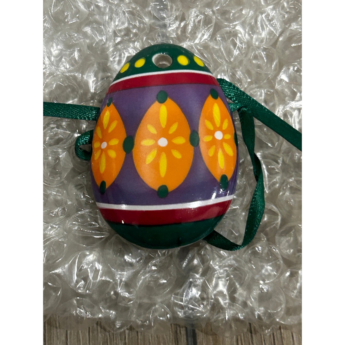 Longaberger Easter egg Basket Tie On pottery 1997 decoration New