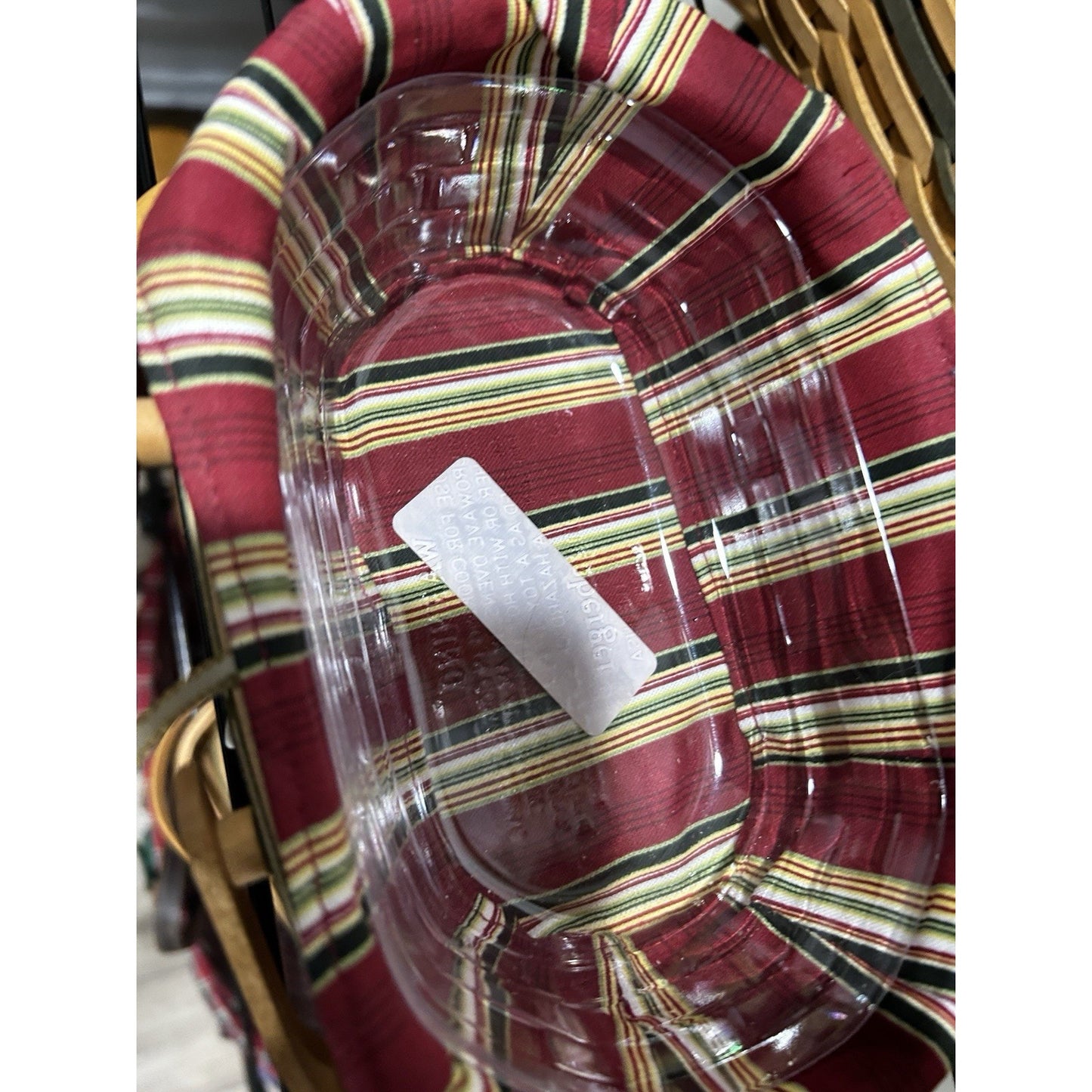 Longaberger 2006 Nature's Berry Basket Tree Trimming Christmas Combo Lid