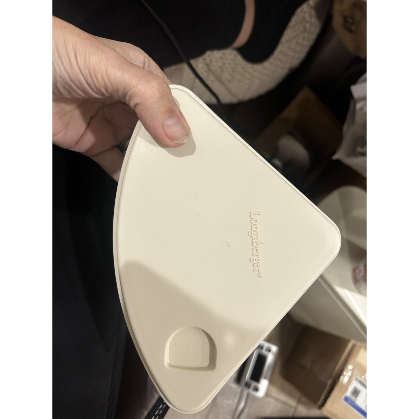 Longaberger LARGE Corner Basket Protector plastic liner