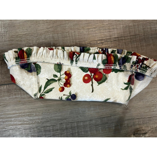 Longaberger Bakers Bounty BASKET Liner Fruit Medley Fall