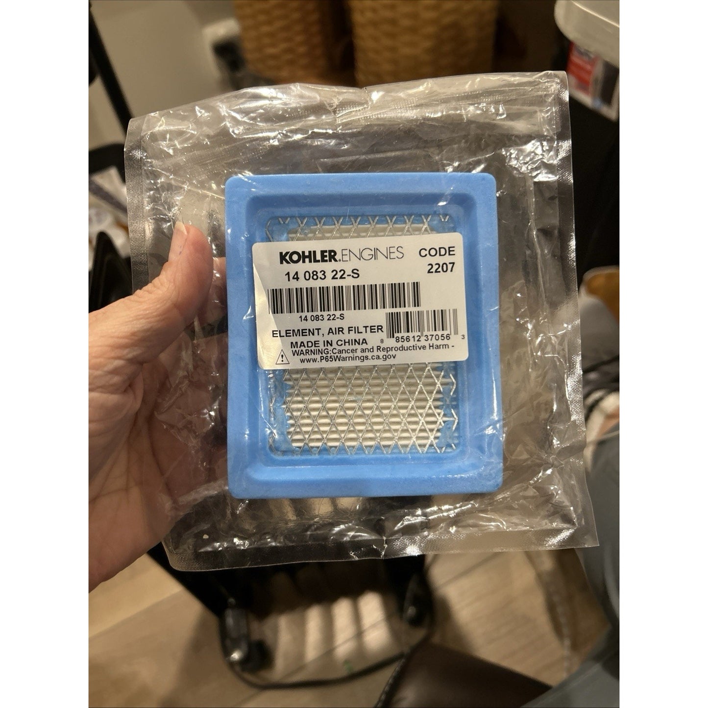 Genuine OEM Kohler Air Filter 1408322S 14 083 22-s for XT650 XT675 XTX650 XTX675