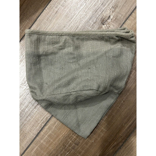 Longaberger 14" Generations Basket Sage Green Fabric Over Edge Liner