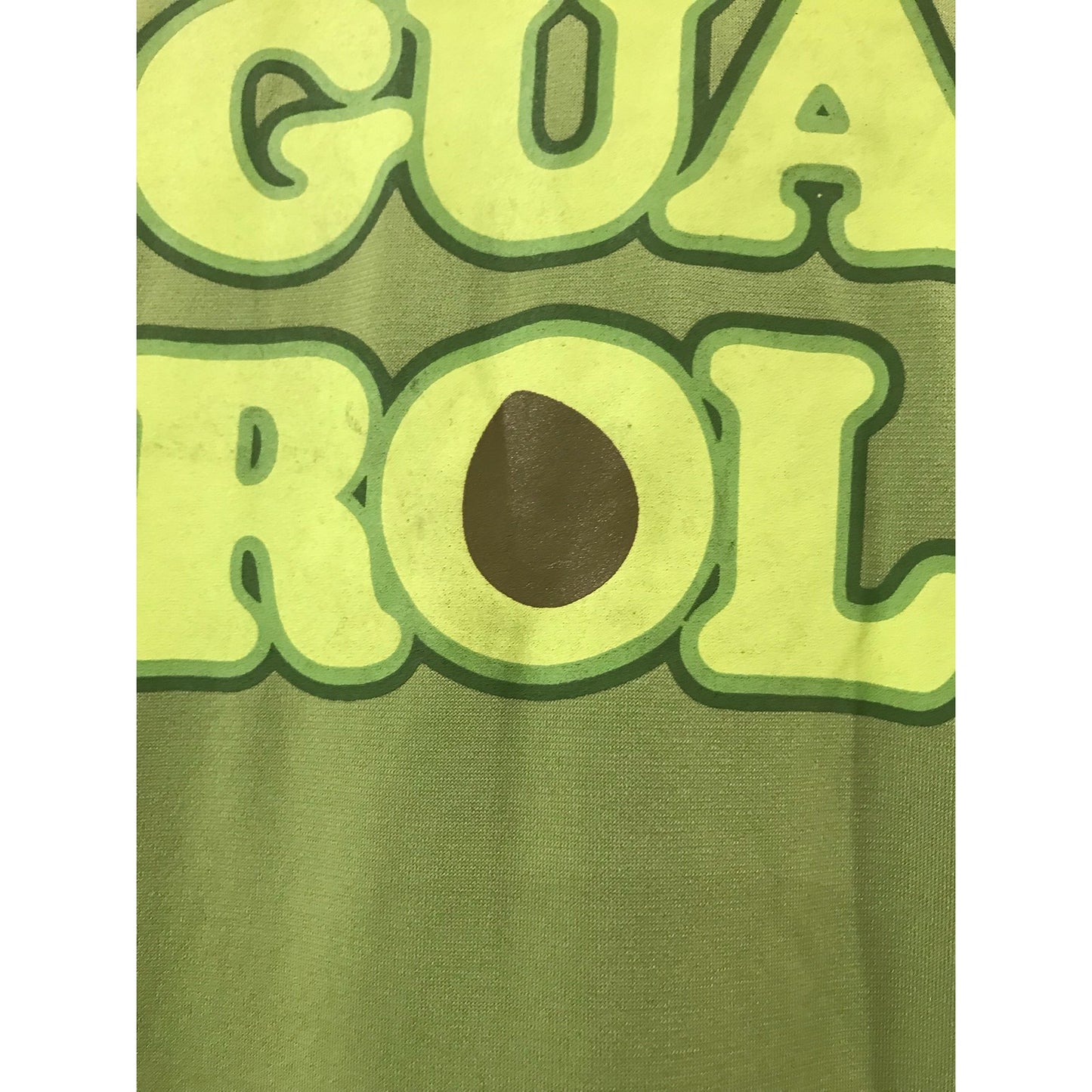 LuLaRoe Amber Hoodie Size Small Green & Black Stop Guac Roll